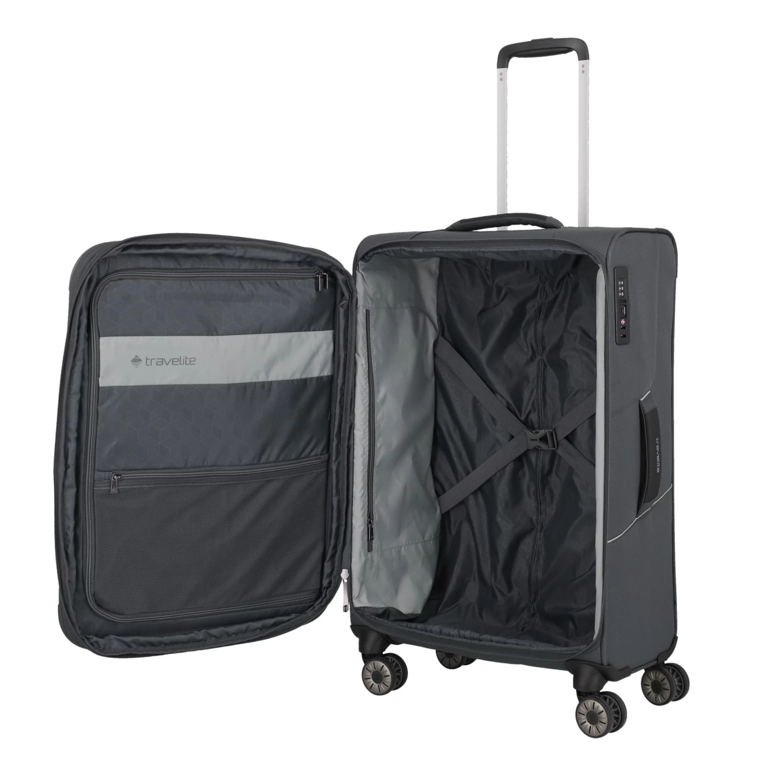 Travelite SKAII Trolley 4 Rollen M - Gipfelgrau 3 Travelite SKAII Trolley 4 Rollen M - Gipfelgrau