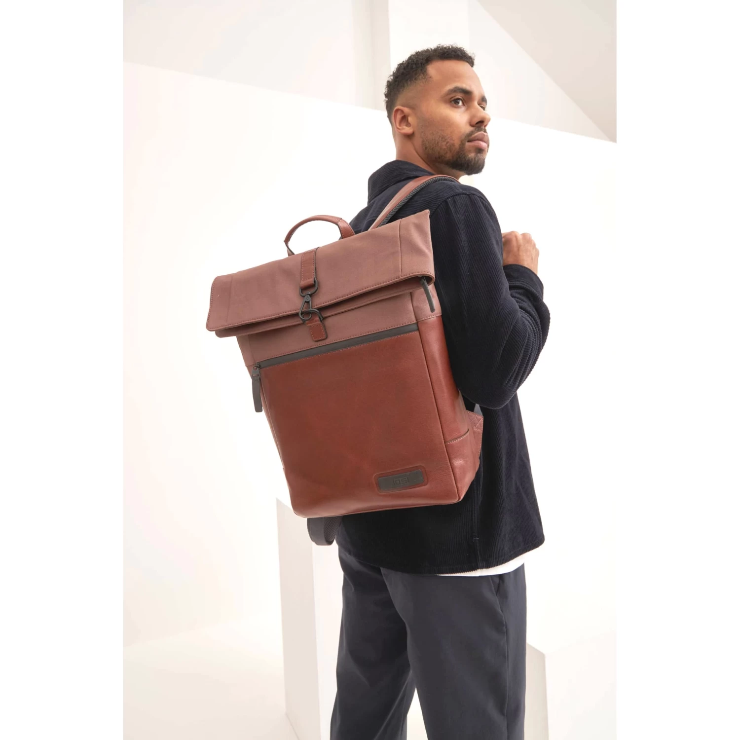 JOST MALMÖ Kurierrucksack - Cognac 10 JOST MALMÖ Kurierrucksack - Cognac – Bild 8