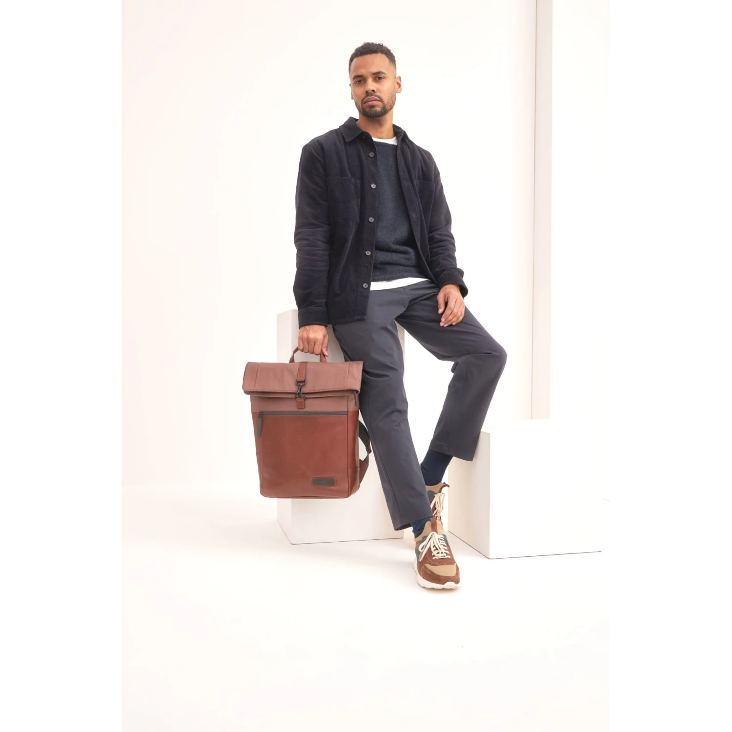 JOST MALMÖ Kurierrucksack - Cognac 11 JOST MALMÖ Kurierrucksack - Cognac – Bild 9