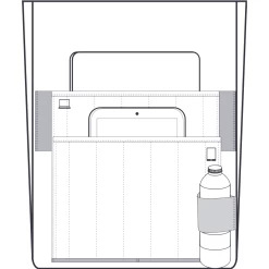 JOST STOCKHOLM Kurierrucksack - Schwarz -Reiseaufbewahrung 1051436 4697001 Stockholm 41