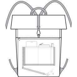 JOST STOCKHOLM Kurierrucksack - Schwarz -Reiseaufbewahrung 1051436 4697001 Stockholm 42