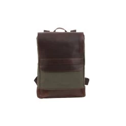 Canvas Rucksack Morris - Canvas Gün / Innenfutter Blau