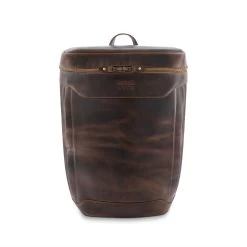 Leder Rucksack Siwa - Braun / Dots